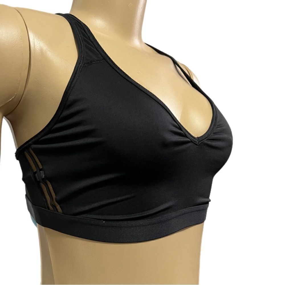 Victorias Secret Sport Unlined Mesh detail Medium Support Sports Bra Black M